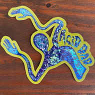 Acid Dad Glitter Sticker